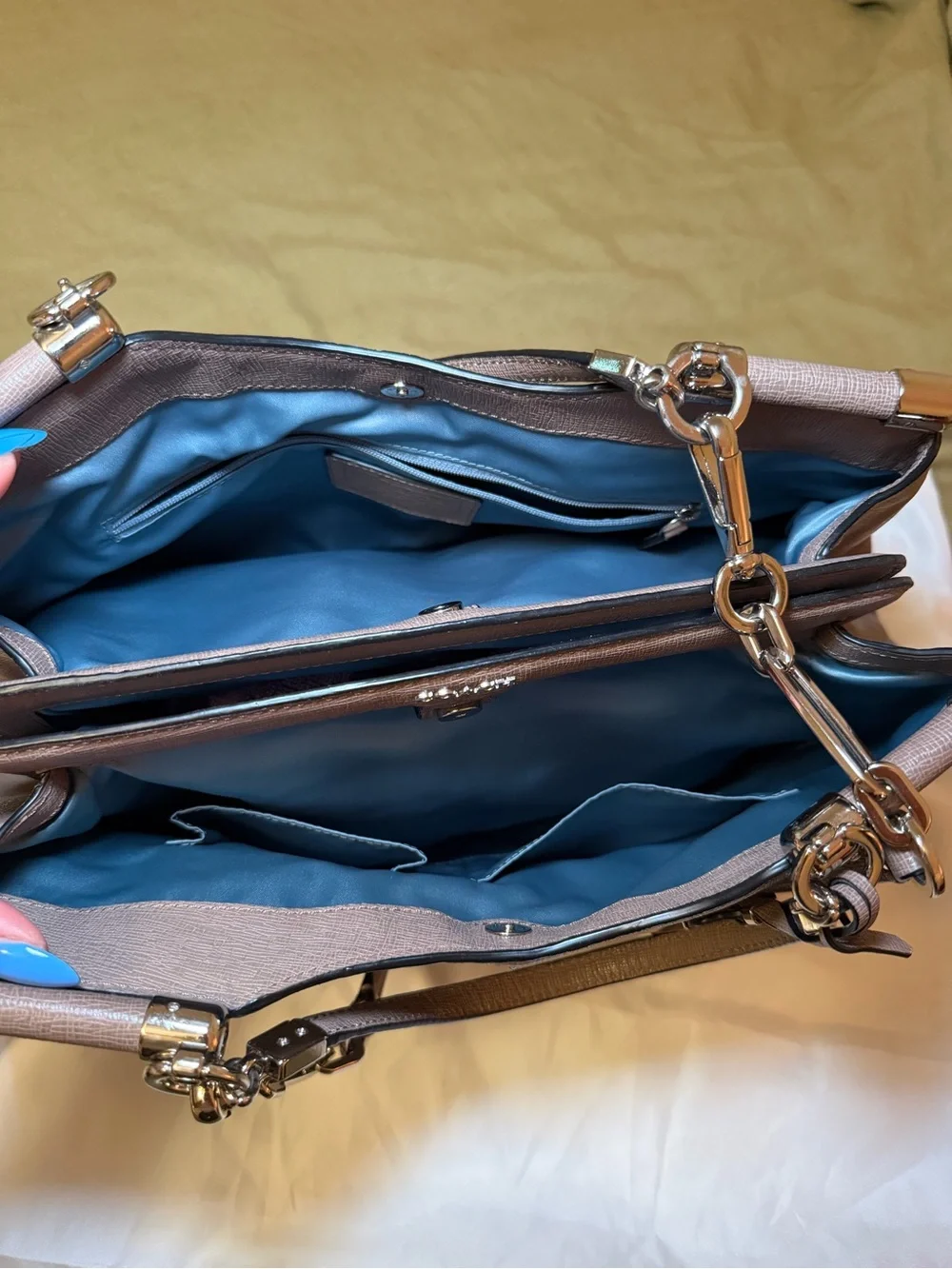 Coach Madison Caroline leather satchel